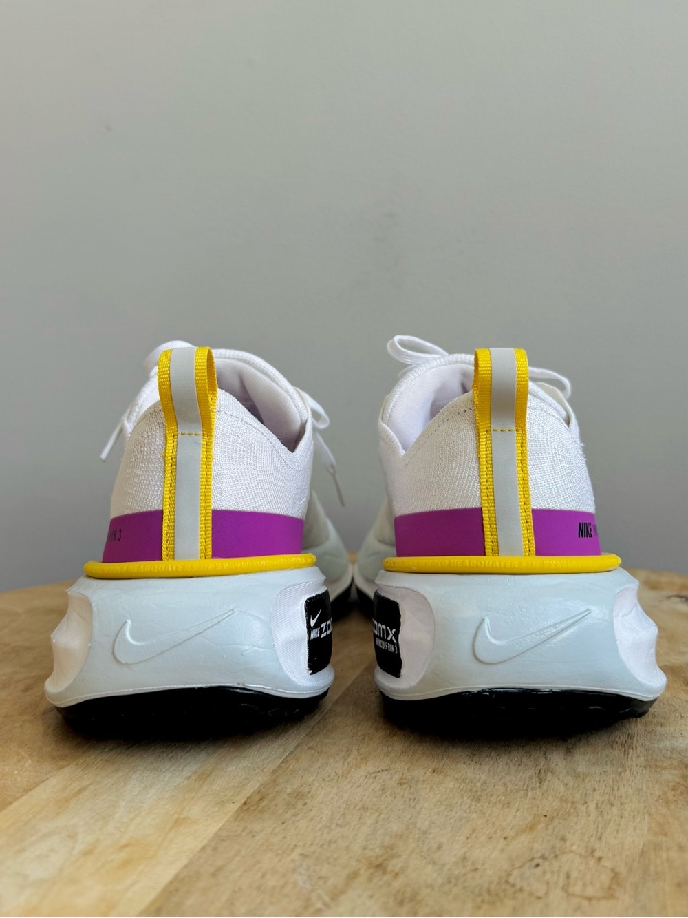 Nike ZoomX Invincible 3 White Vivid Purple Women's Size 9.5 DR2660-101 Running - Picture 6 of 12